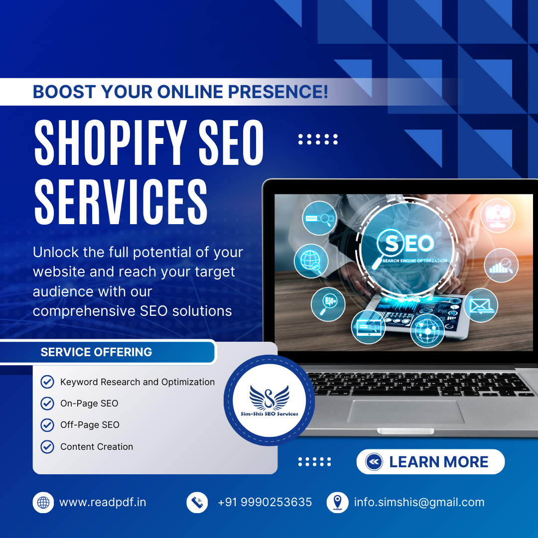 Boost Your Shopify Store with Expert Shopify SEO Services by Sim Shis SEO Services - Image 1