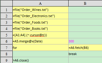 Merge and Join Cursors in Proper Order in esProc - Image 3