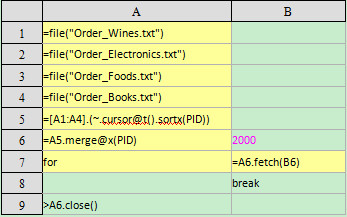 Merge and Join Cursors in Proper Order in esProc - Image 5