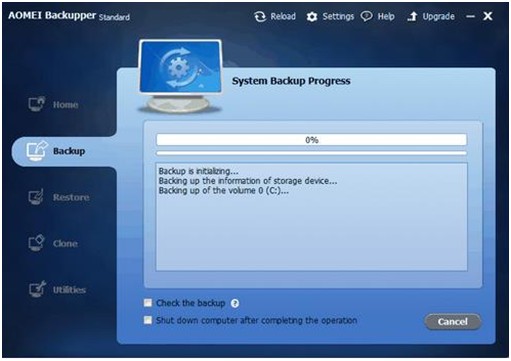 instal AOMEI Backupper Professional 7.3.1 free